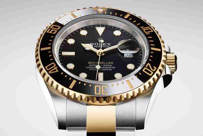 AAA Rolex Sea-Dweller Yellow Gold Two-Tone Steel Replica Recommended For Winter