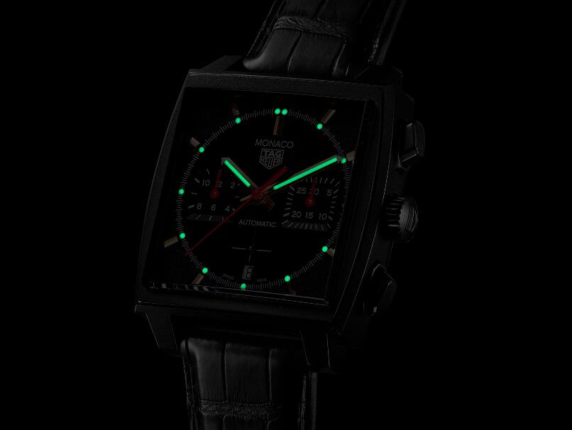 The Replica TAG Heuer Monaco Black DLC Grade 2 Titanium Special Edition Watches Guide 1