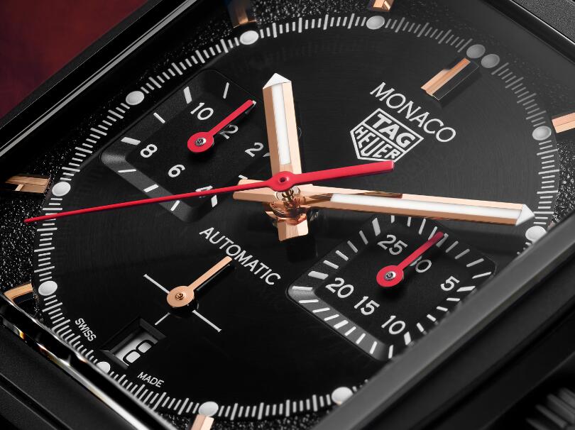 The Replica TAG Heuer Monaco Black DLC Grade 2 Titanium Special Edition Watches Guide 3